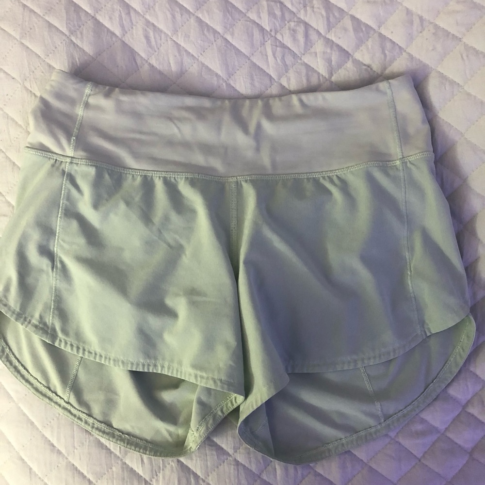 Lulu lemon mint shorts